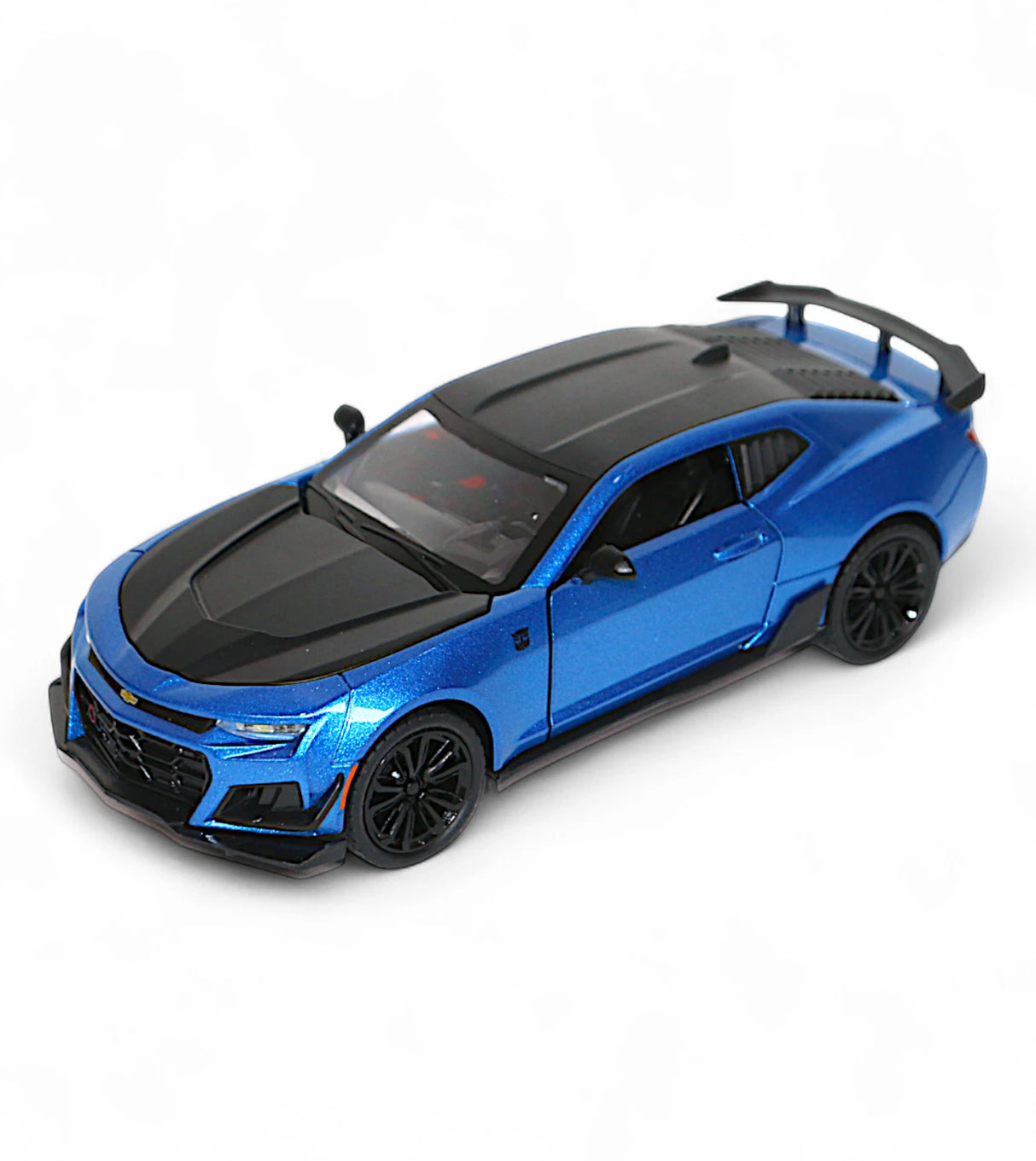 die-cast metal chevrolet camaro zl1 1:24 model with spray , music & lights