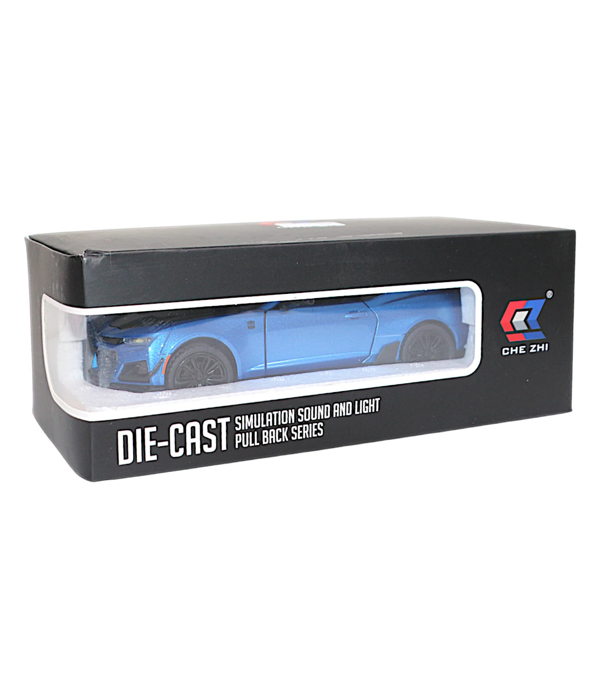 die-cast metal chevrolet camaro zl1 1:24 model with spray , music & lights