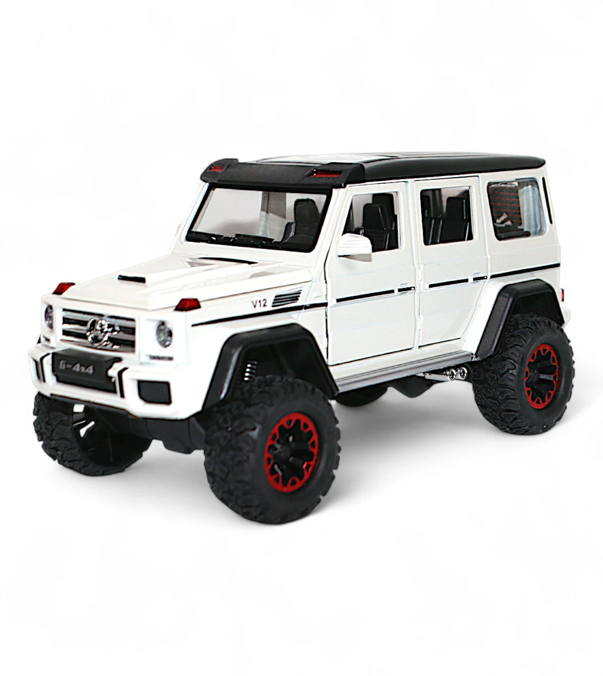 die-cast metal jeep g wagon g500 4x4 1:24 model with spray , music & lights