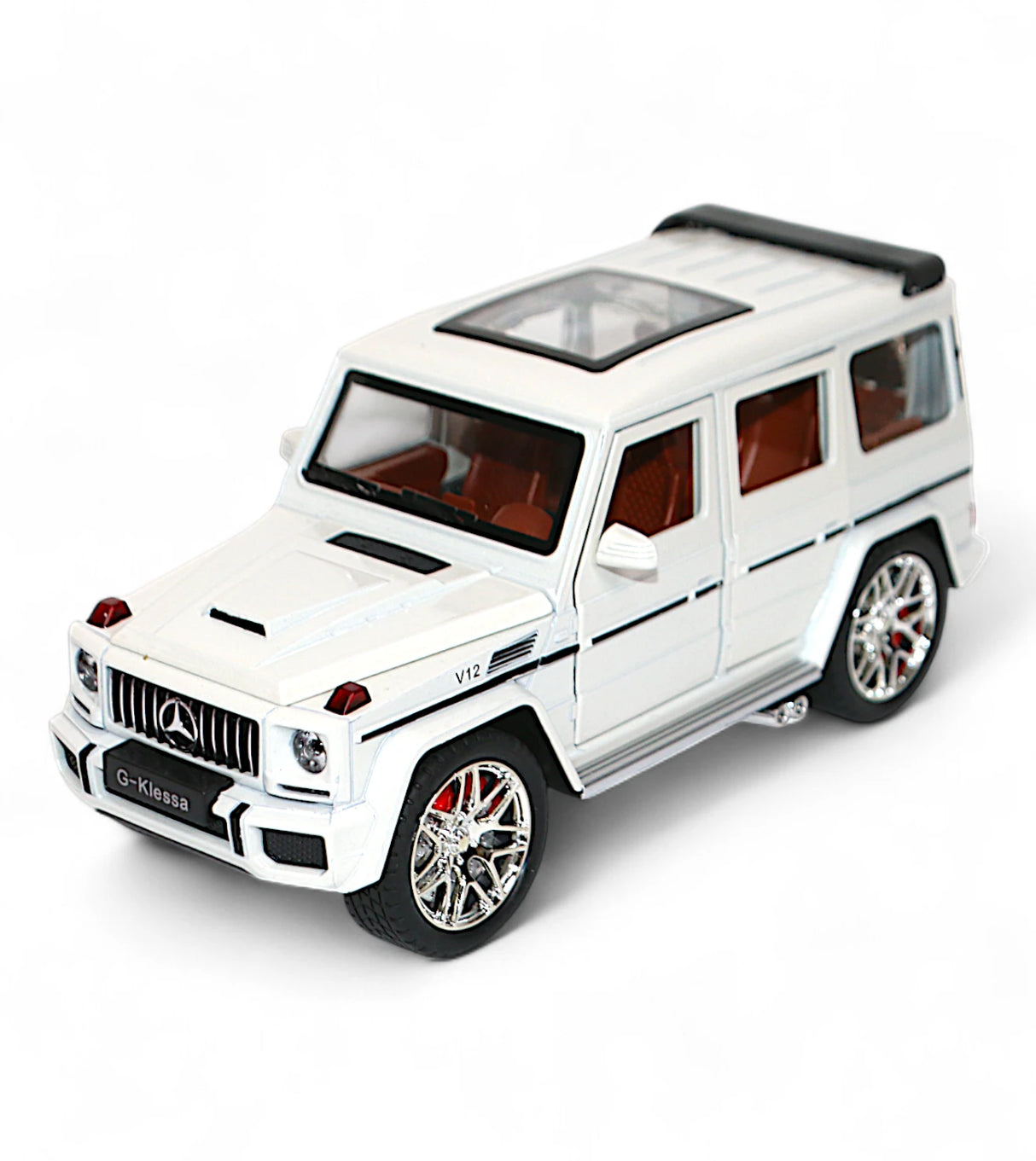 die-cast metal jeep mercedes g wagon g63 1:24 model with spray , music & lights