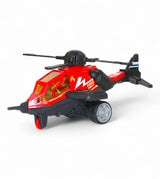 friction helicopter mix color with music & lights