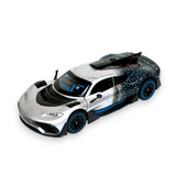 die-cast metal car mercedes amg model 1:24 with music & lights