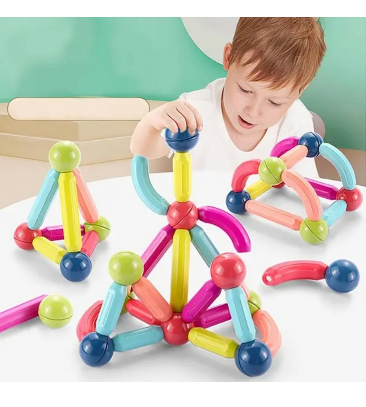 magnetic stick blocks 42pc