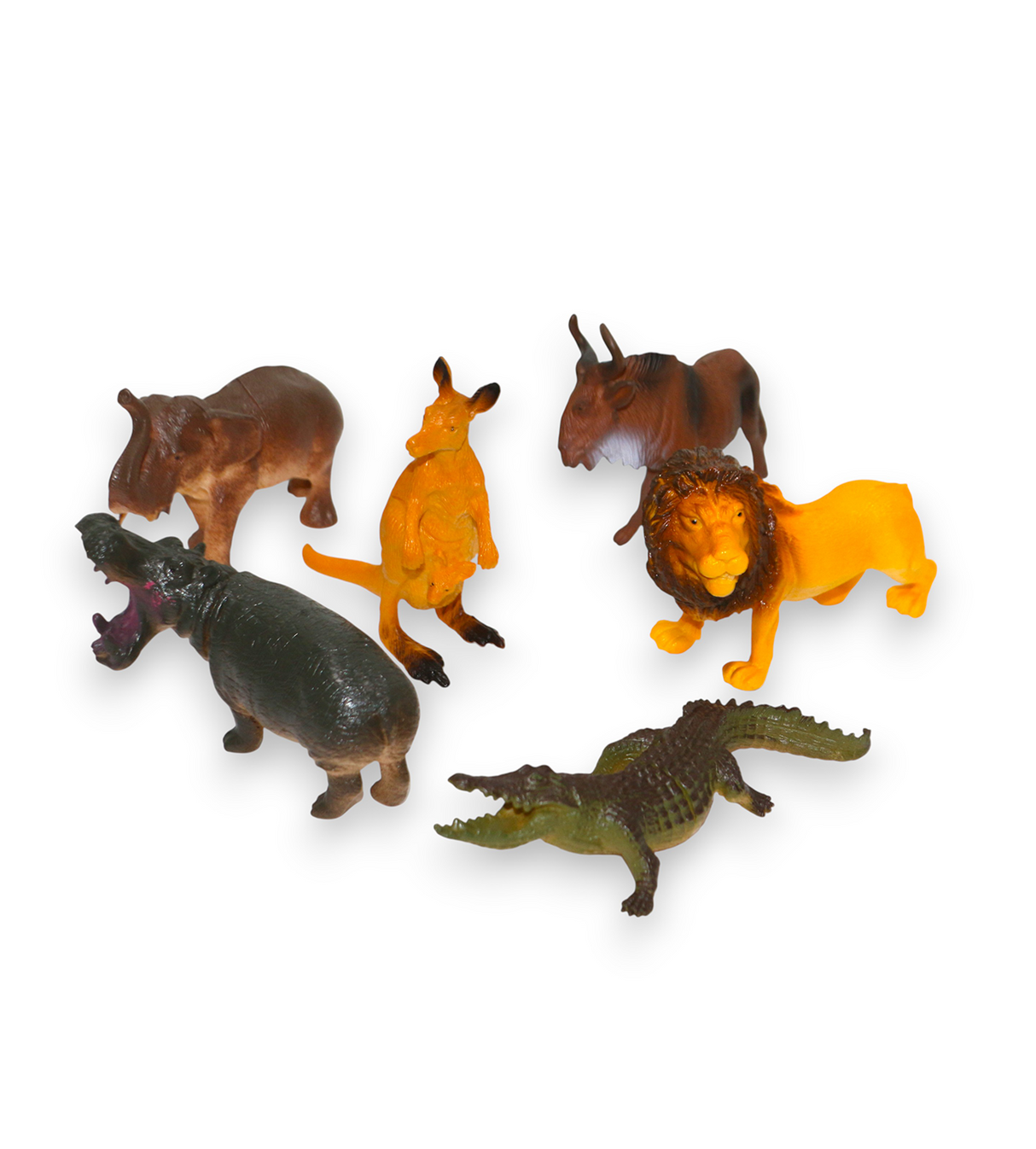 wild animal set 6pc