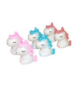 pvc chu chu 6pc unicorn toy