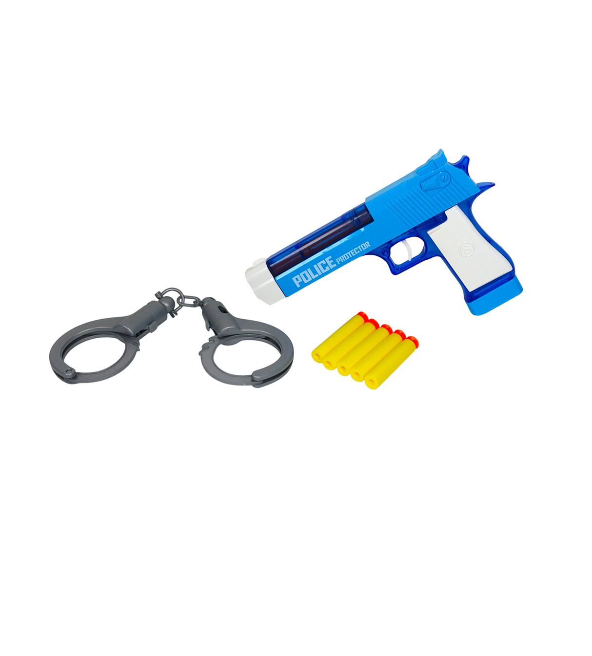 soft bullet police gun with handcuffs