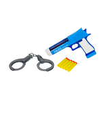 soft bullet police gun with handcuffs
