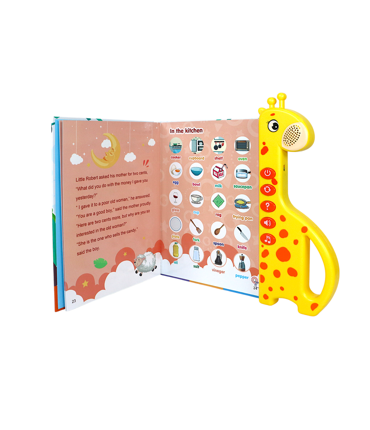 the talking dictionary with 10 theme scenes & 240 basic words