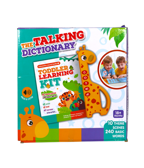 the talking dictionary with 10 theme scenes & 240 basic words