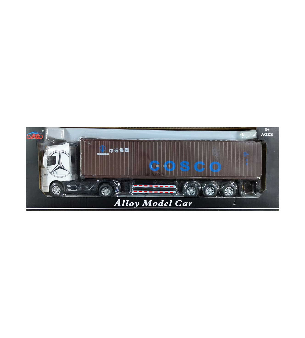die-cast metal mercedes-benz actros truck 1:24 with music & light