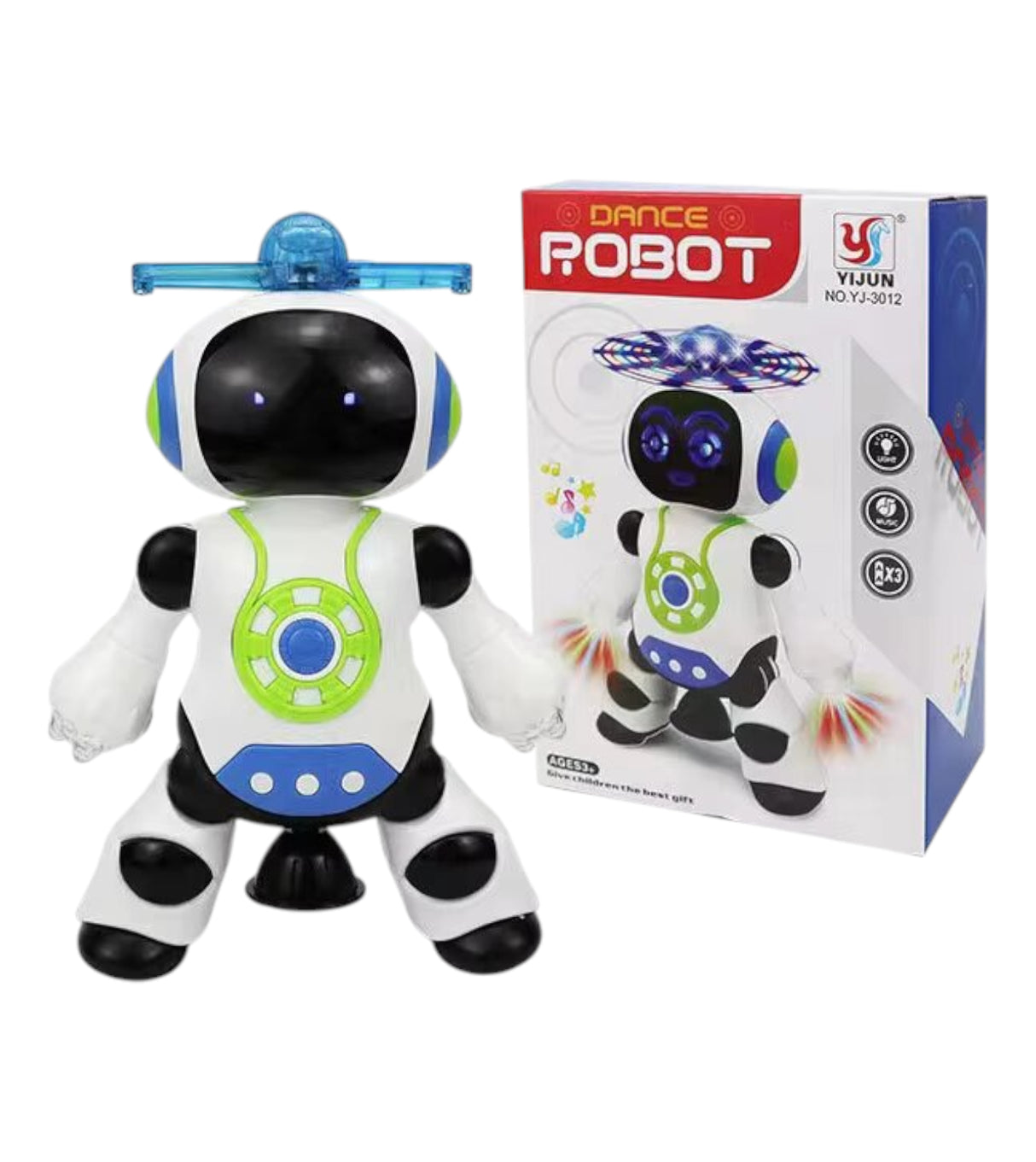 musical dancing robot with light t578