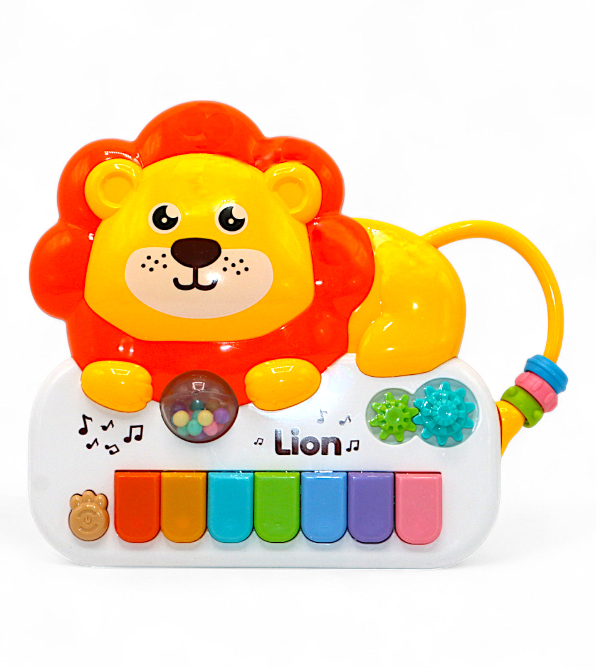 musical piano lion 7keys with beads t589