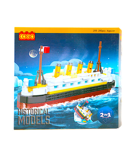 lego blocks ship 290pc 2in1 t593
