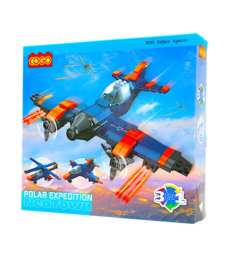 lego blocks 248pc 3in1 t594