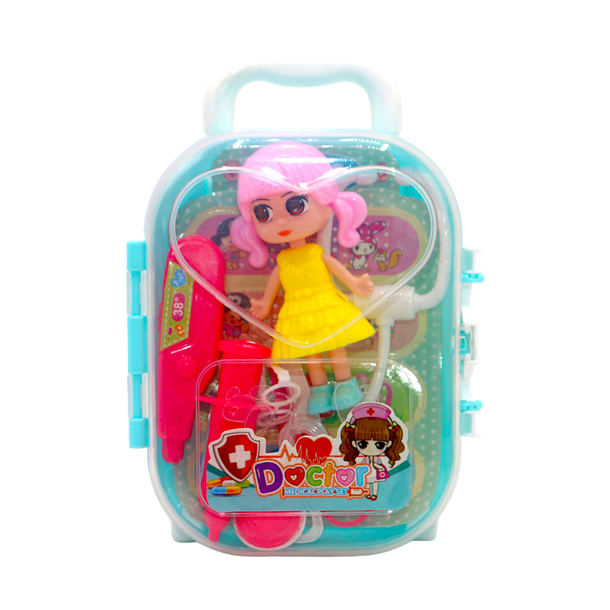 colorful doctor set suitcase t884