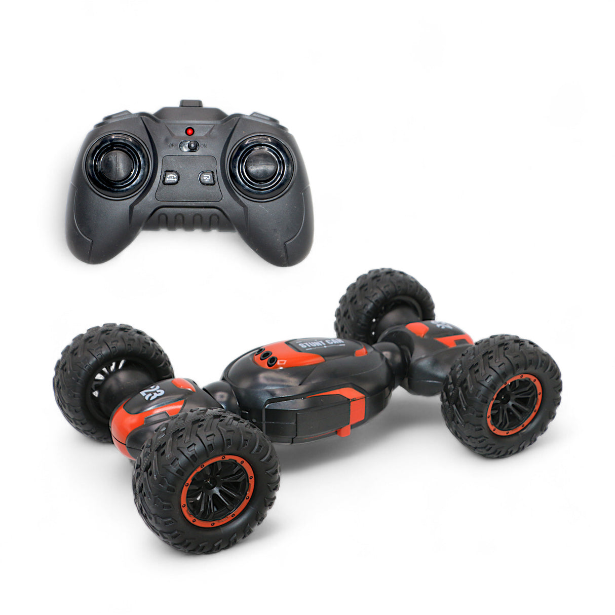 remote control stunt car chargeable with music, lights & usb t