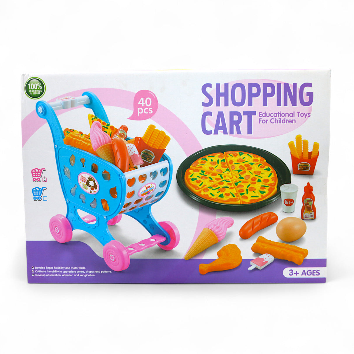 shopping cart trolley set 40pc t905