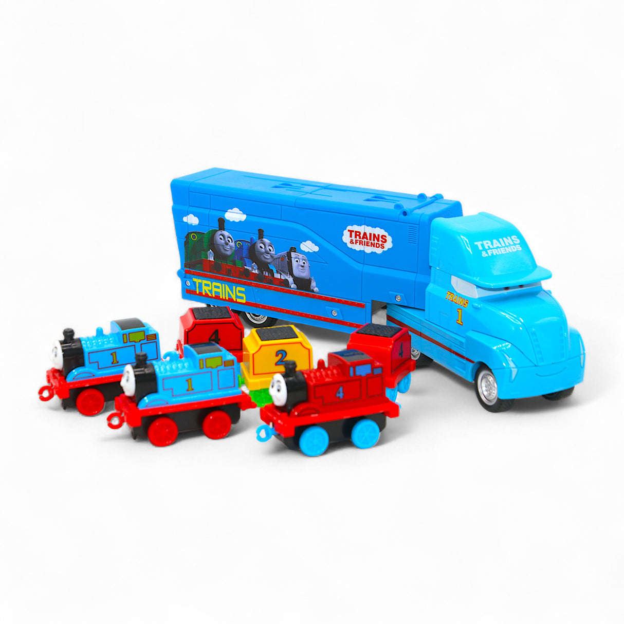 thomas friction truck set with train engines t907