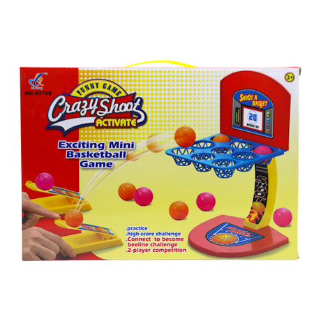 basketball game  with colorful balls t