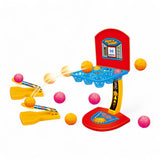 basketball game  with colorful balls t