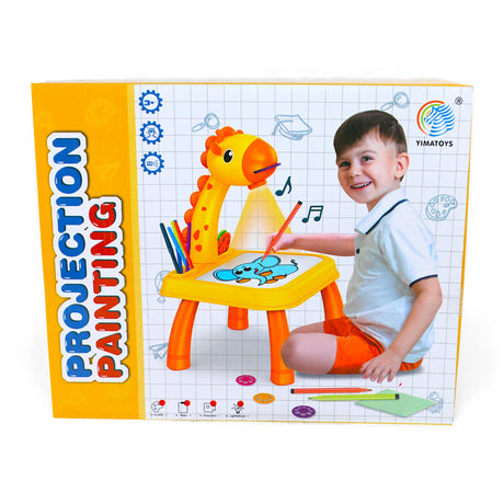 musical projector painting giraffe with lights t012