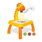 musical projector painting giraffe with lights t012