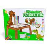 dinosaur projection drawing table t