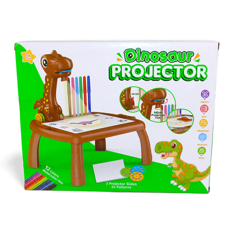 dinosaur projection drawing table t