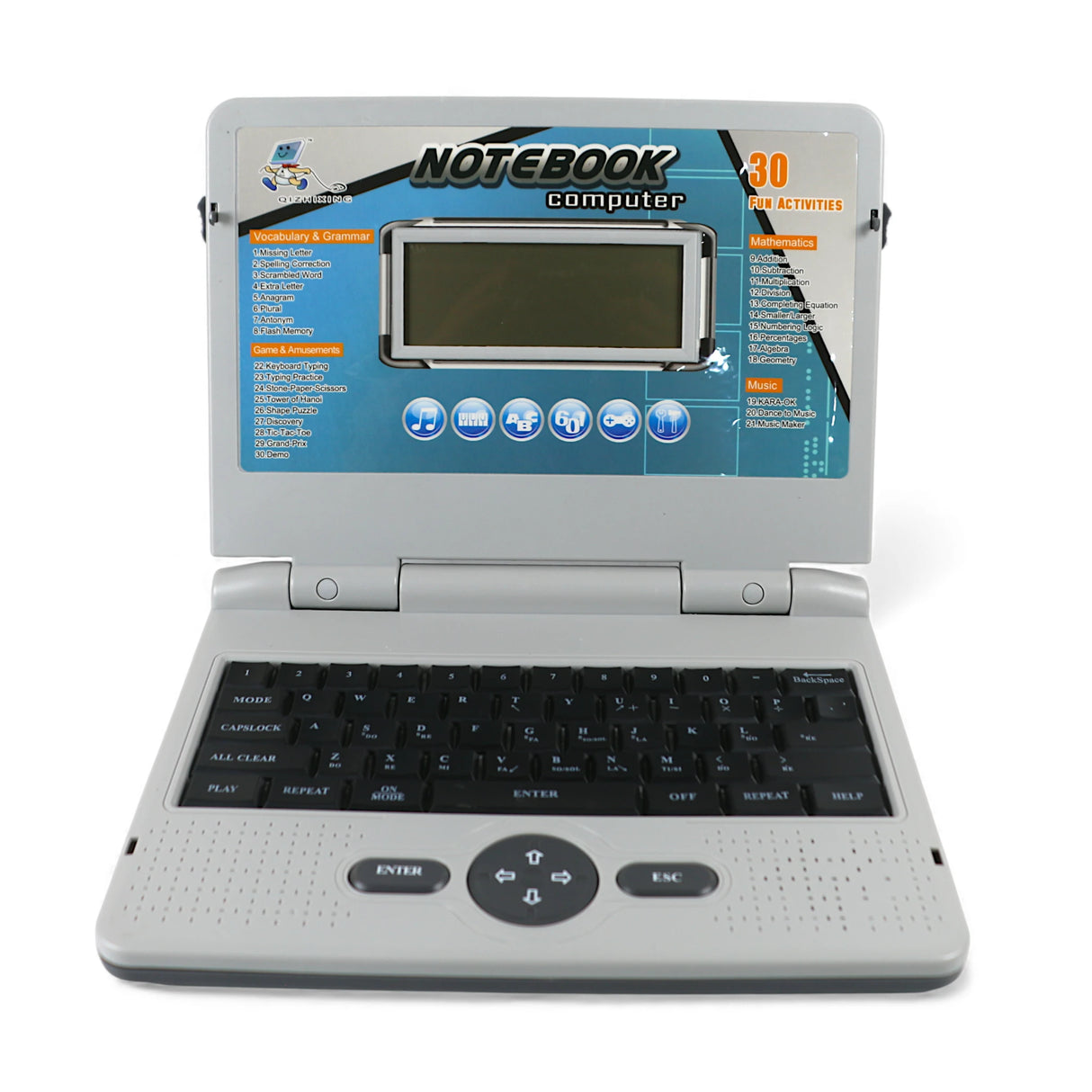 musical learning laptop chargeable 30 activities t018