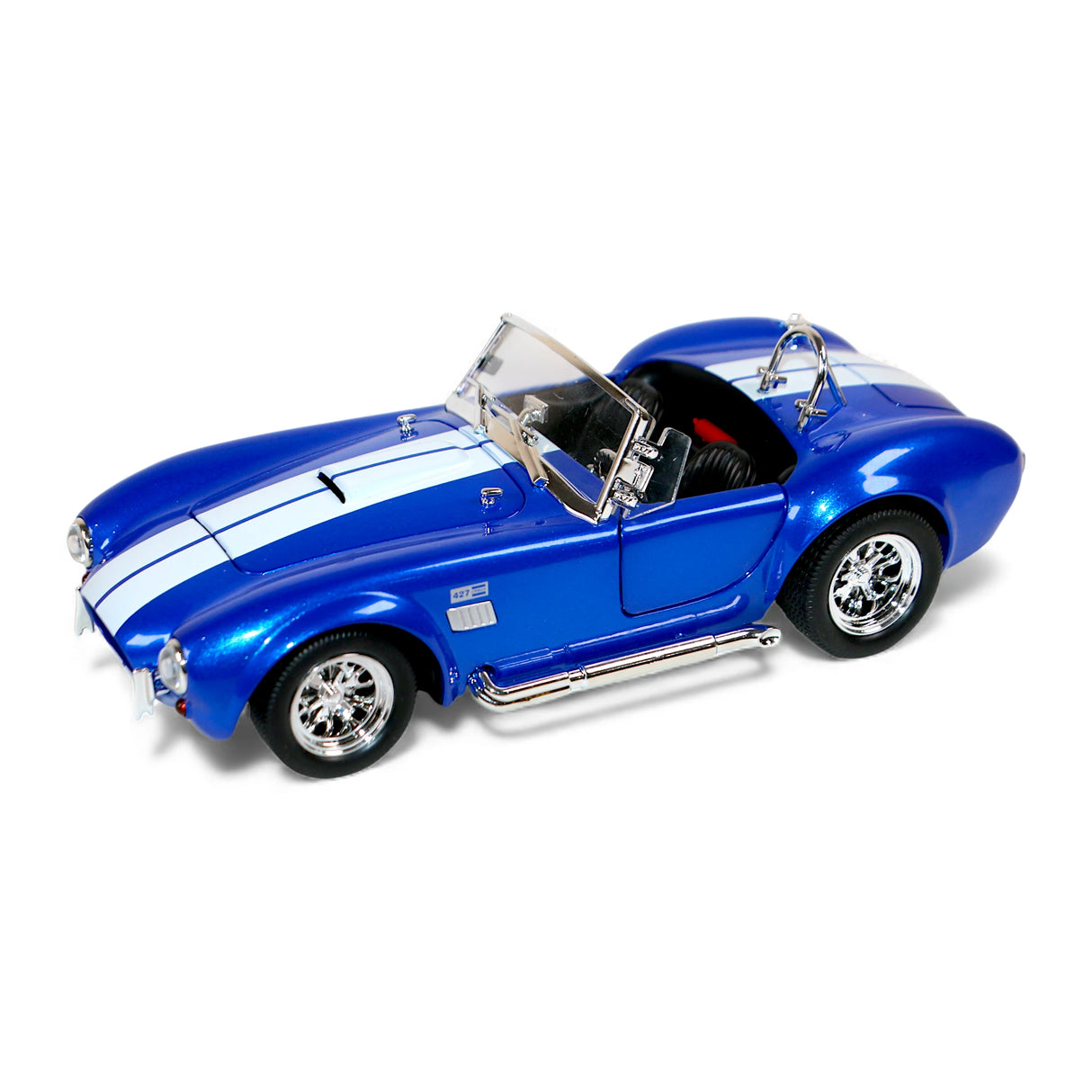 die-cast metal ac cobra car 1:24 with music & lights t041