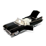 die-cast metal cadilla eldorado  biarritz car 1:24 with music & lights t042