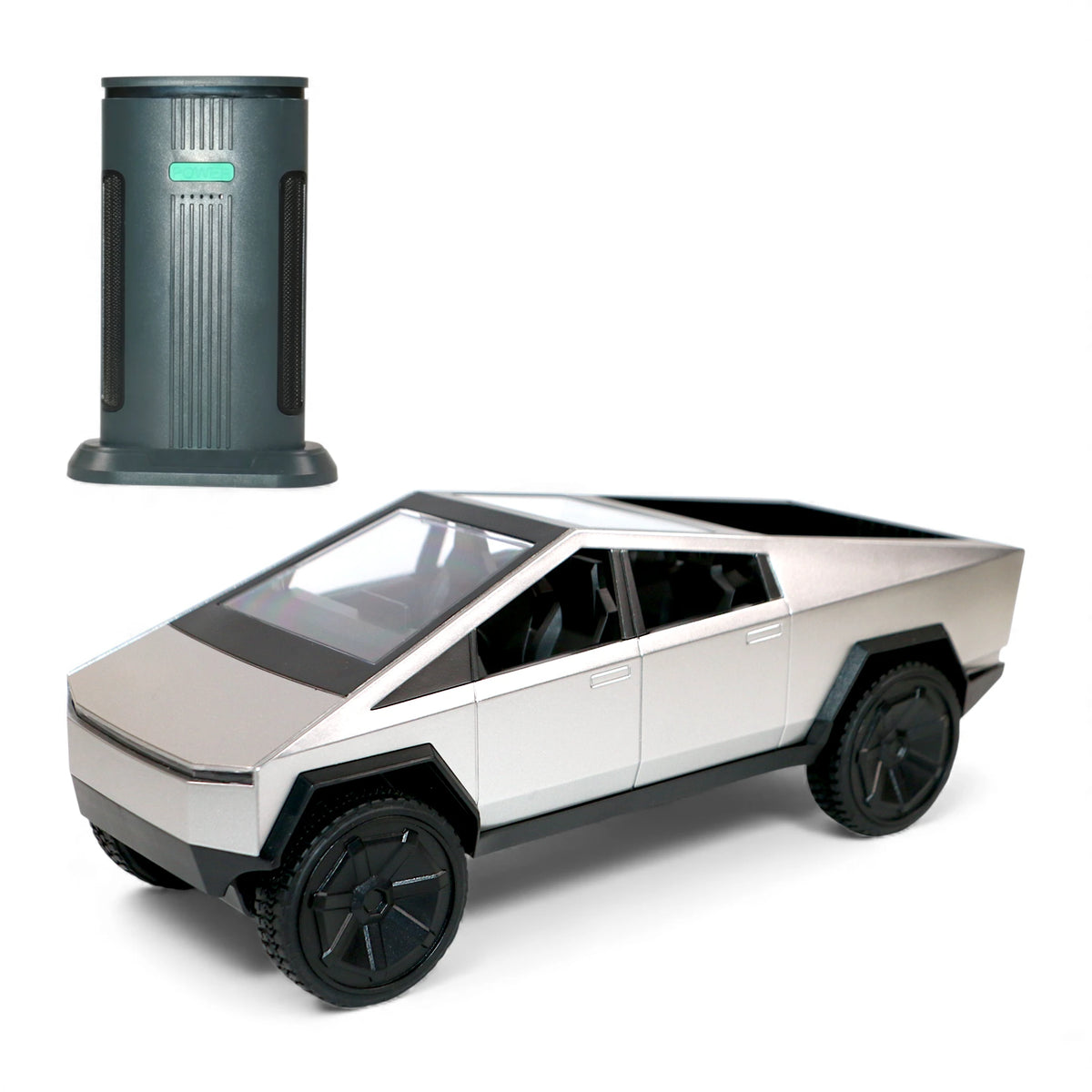 remote control tesla cyber truck 1:16 chargeable with lights & usb chi ...
