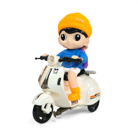 musical stunt vespa girl 360 with lights china
