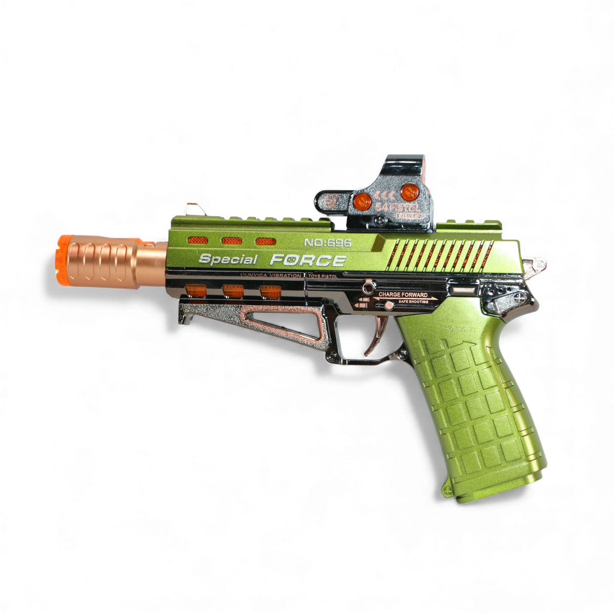 musical gun 10" with lights & smoke china