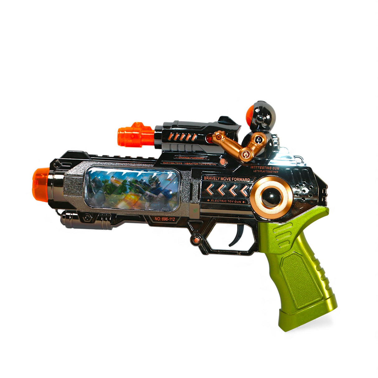 musical gun 10" with lights & smoke china