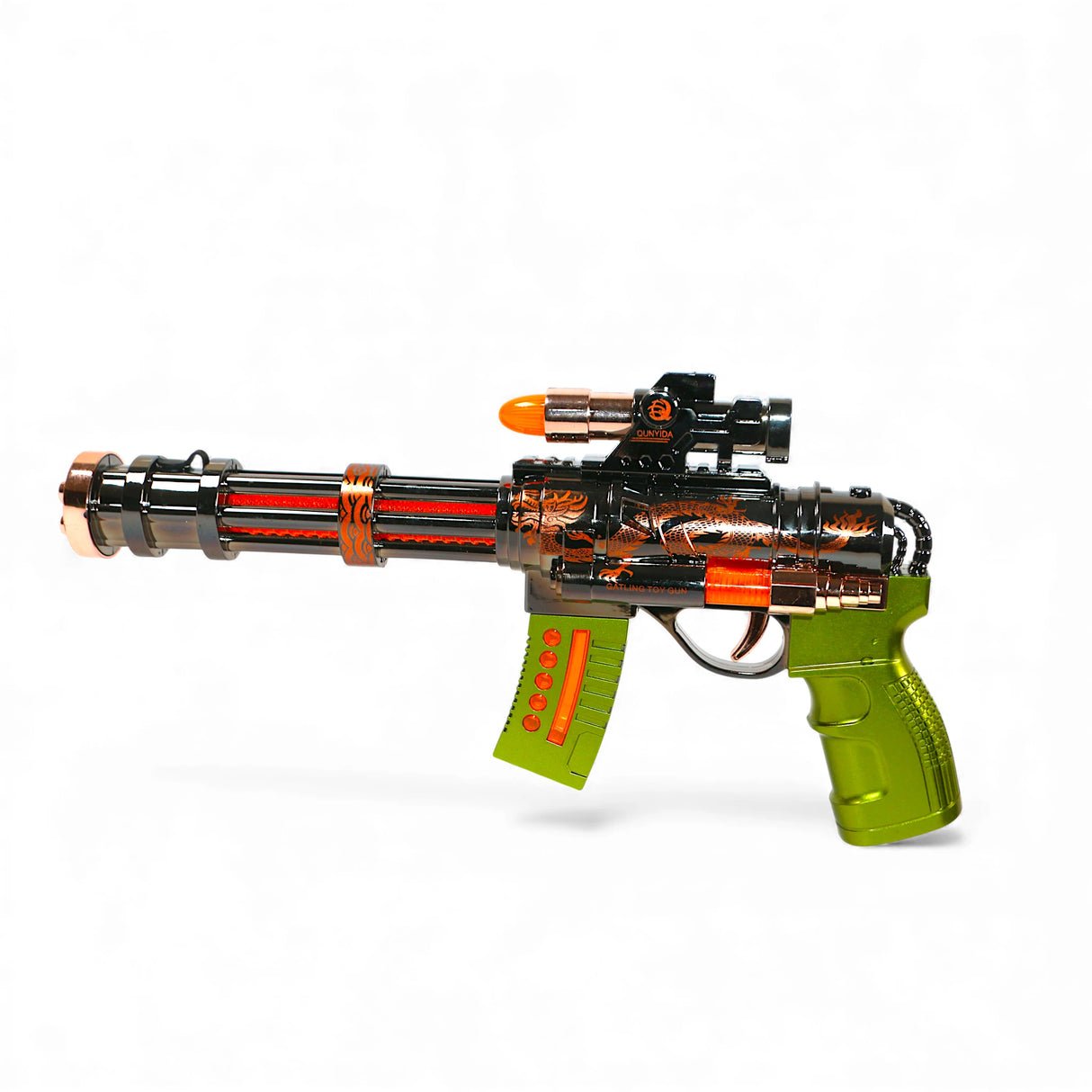 musical gun 12" with lights & smoke china