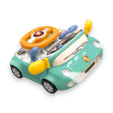 musical steering wheel with lights