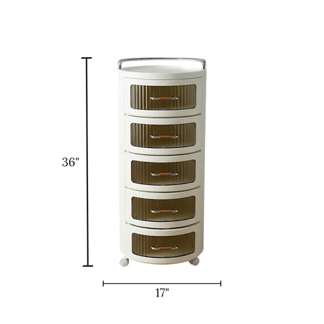 round rolling storage drawer china 7295-5