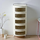 round rolling storage drawer china 7295-5