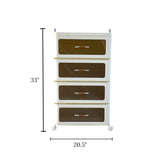 rectangular storage drawer with wheels china 7287-4