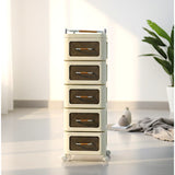 round corner storage drawer with wheels china 7285-5