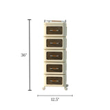 round corner storage drawer with wheels china 7285-5