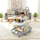 baby walker train with music , foot support & umbrella china
