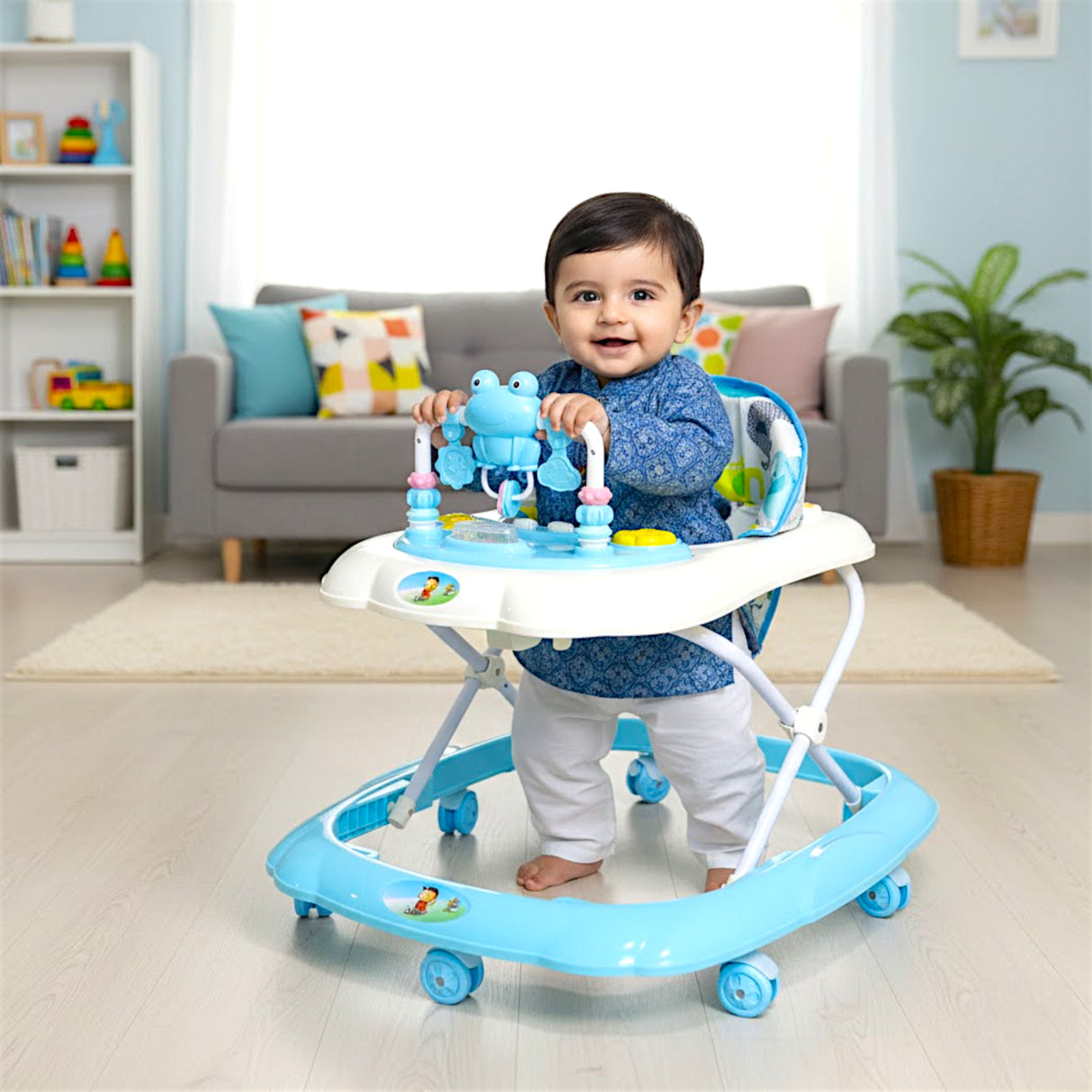 baby walker frog with music china