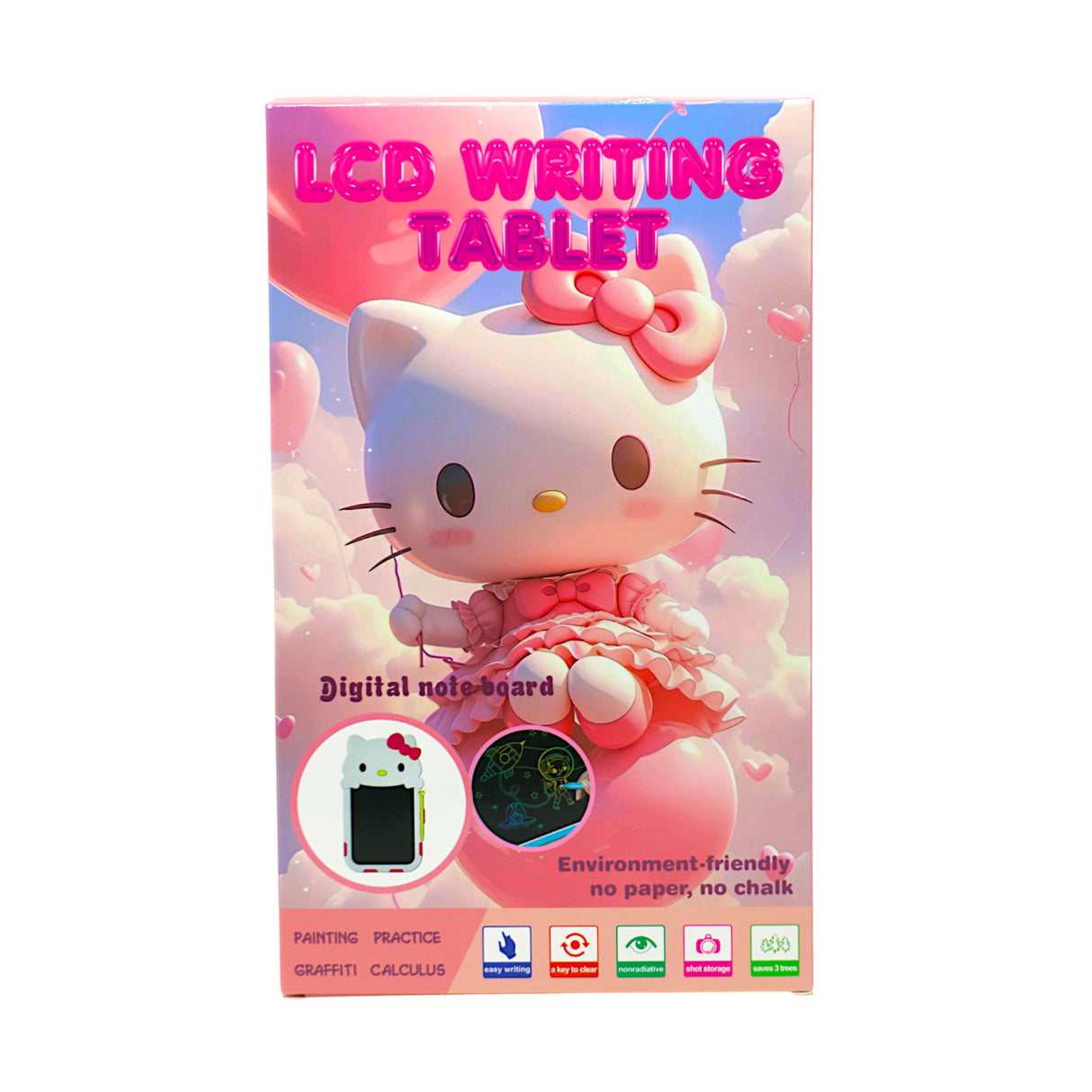 lcd writing tab hello kitty 10" china