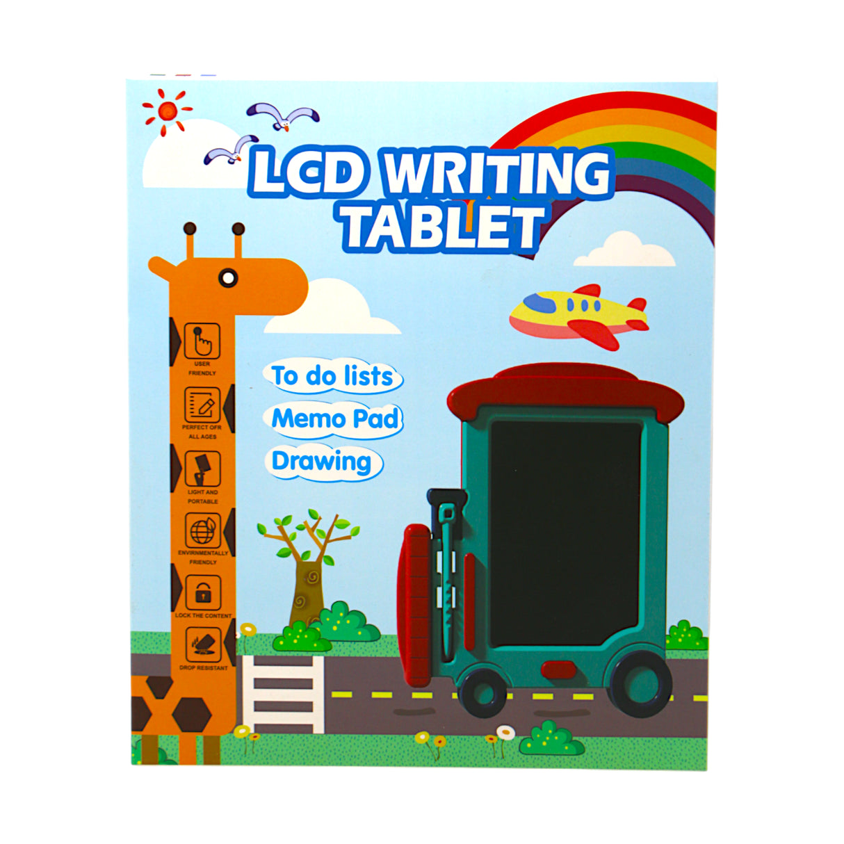 lcd writing tab train 10" china