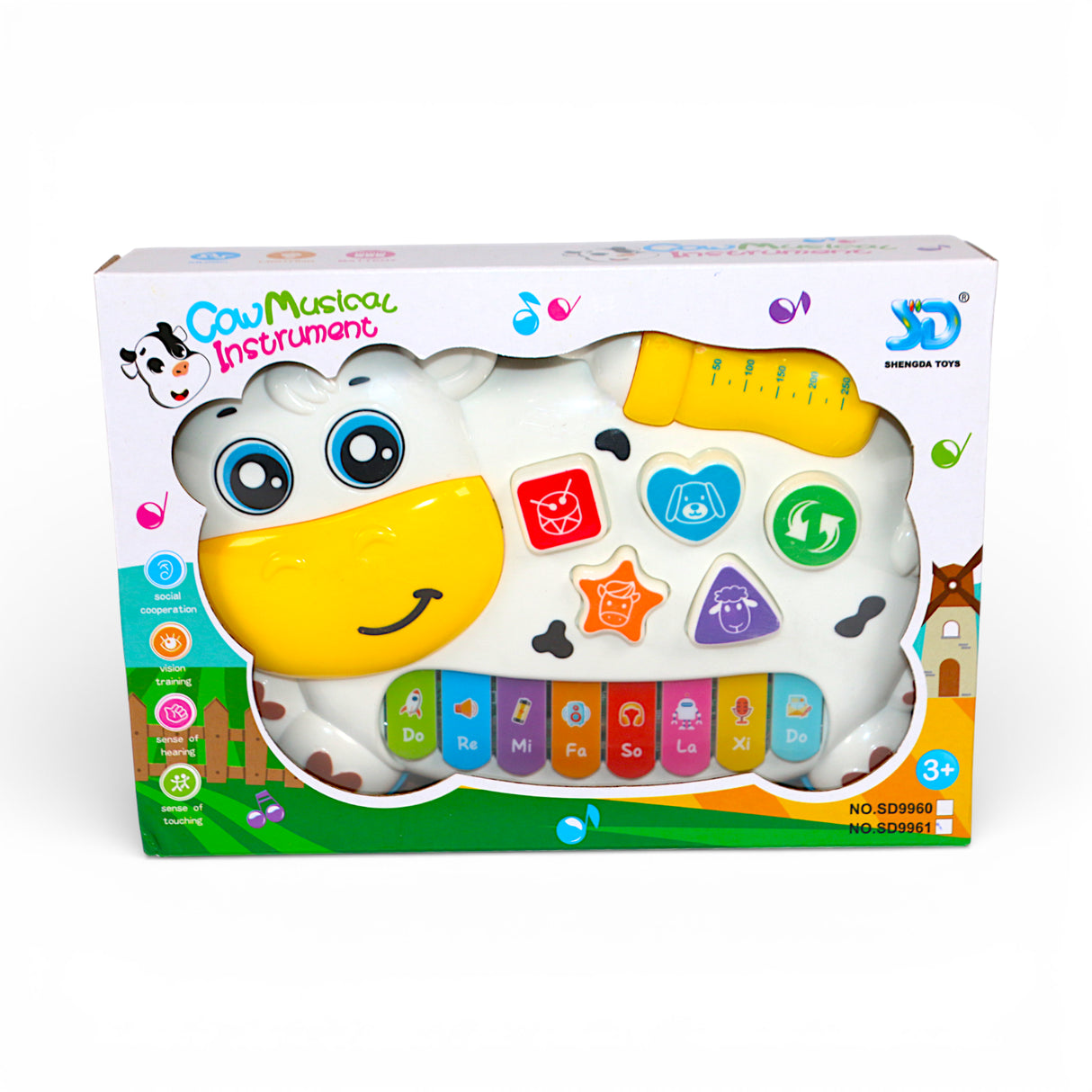 musical cow piano 8keys china