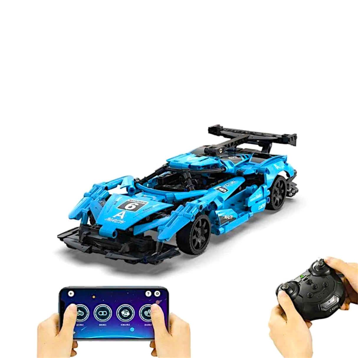 remote control racing car detachable 419 pcs chargeable with usb china