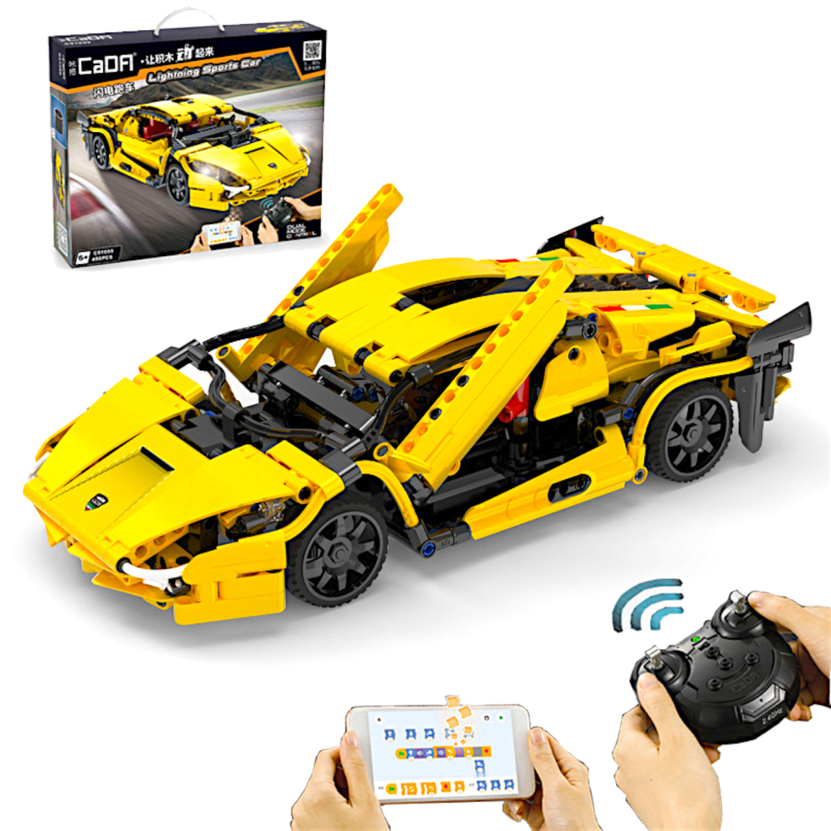 remote control sport car detachable 456 pcs chargeable with usb china