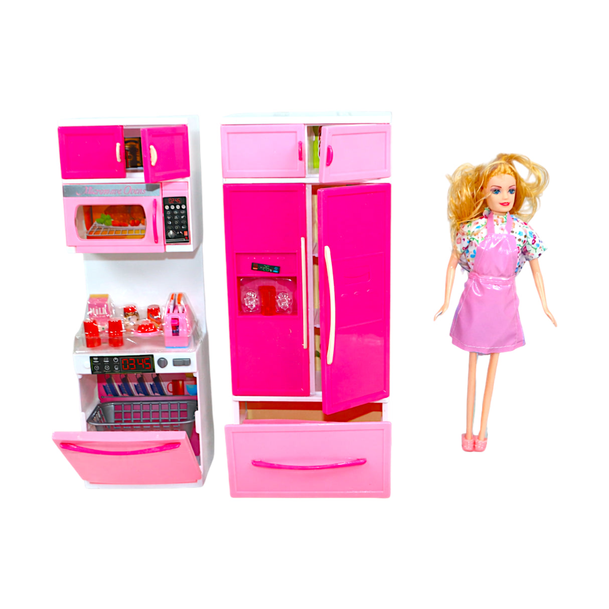musical modern kitchen set with doll & lights china